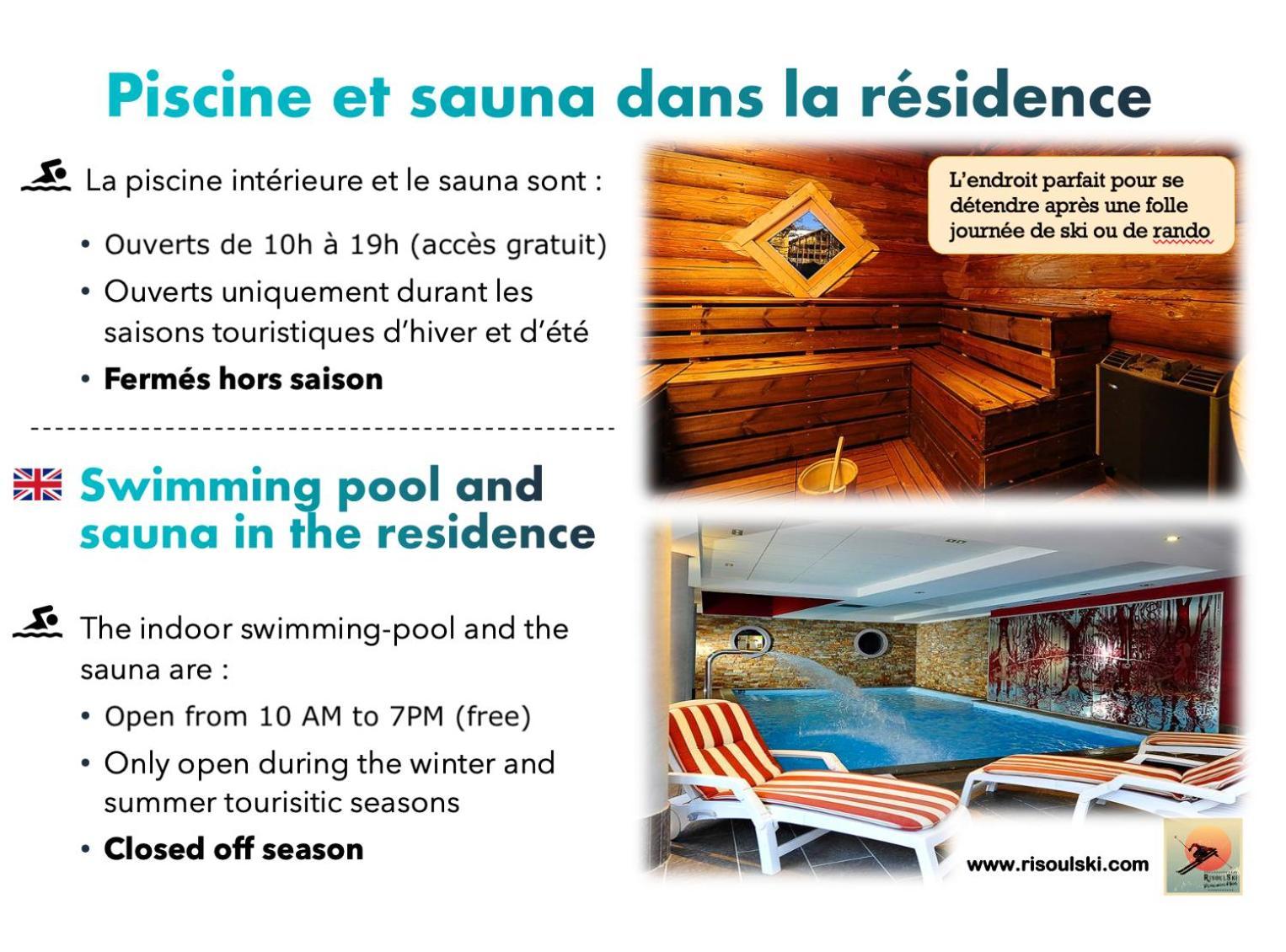 Risoulski Antares - Piscine Et Sauna Eksteriør billede